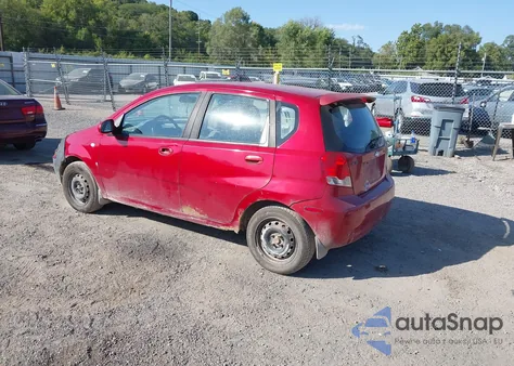 2007 Chevrolet Aveo 5 Ls из США, поврежденный, VIN KL1TD66637B732676